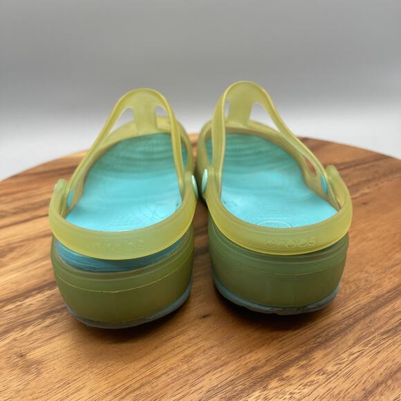 Crocs Carlie Mary Clogs Womens Size 8 Jelly Casual Slingback Sandals - Picture 4 of 8